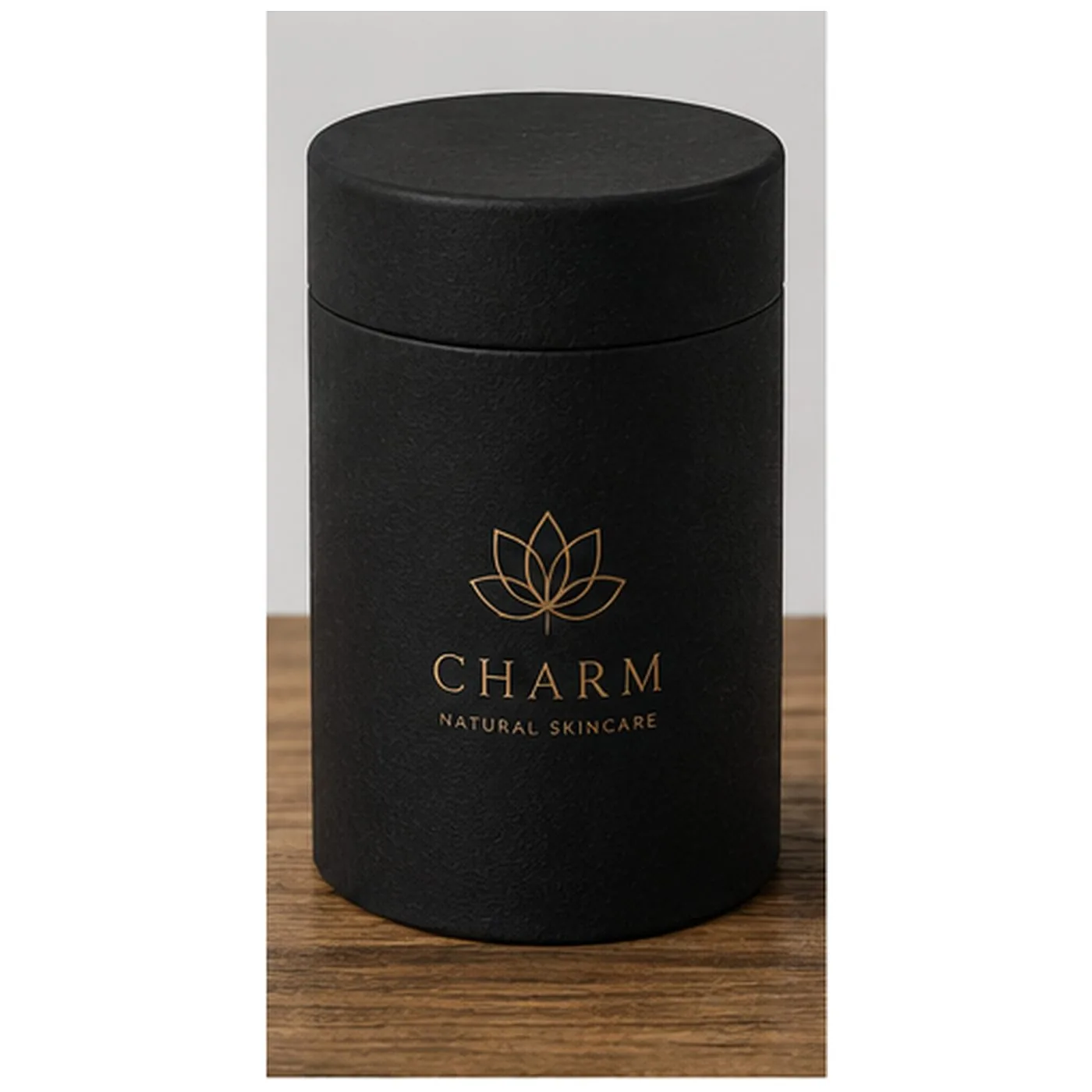 black premium paper tube cosmetic packaging 01