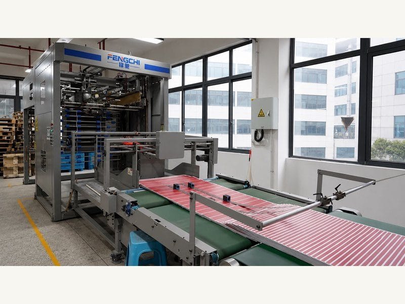 Paper bag making machine line
