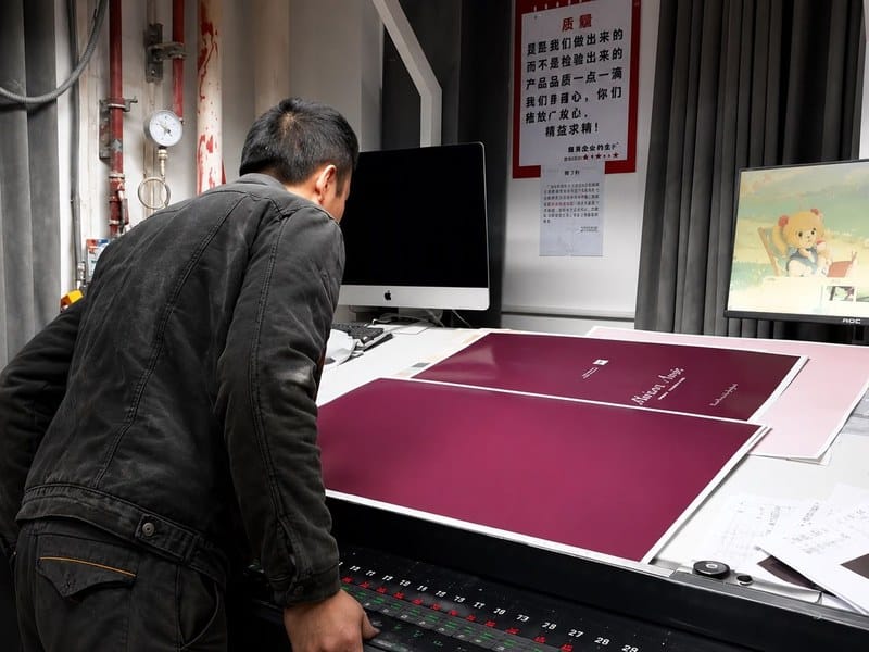 Print proof colour check