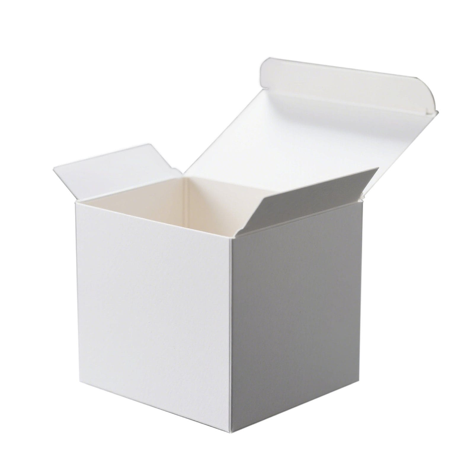 Open white paperboard folding carton made by ZHY Packing - pantone and cmyk packaging