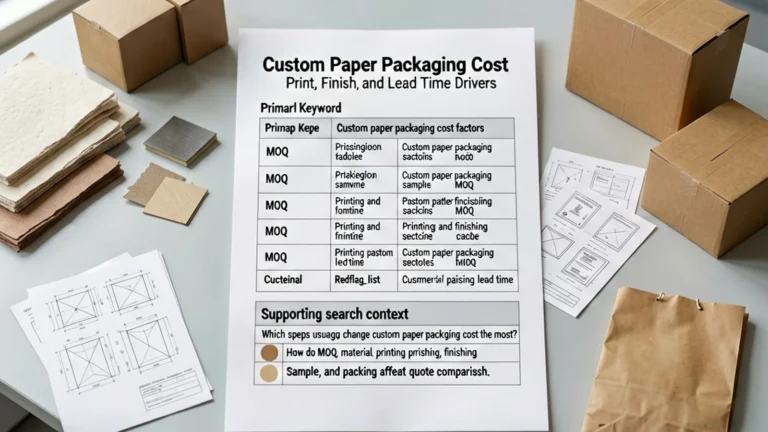 Packaging Accessories Size and Tolerance Sample Checks for Bulk Buyers
